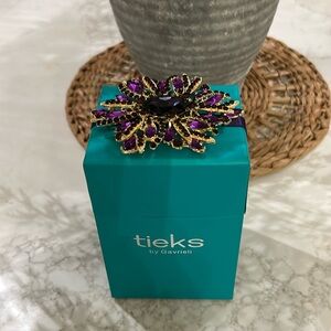 Tieks purple diamond BOX and TOPPER only
